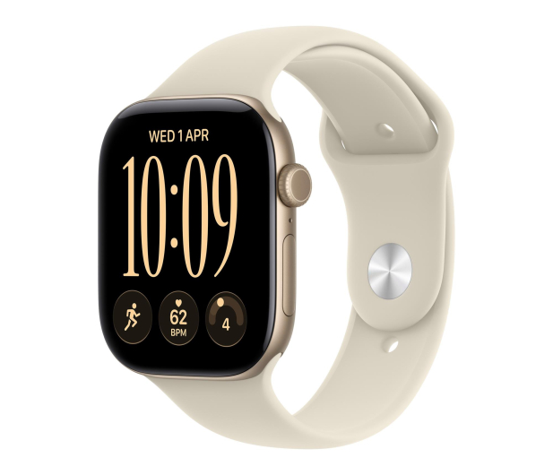 Apple Watch 12 46/Jasne złoto Alu/Piaskowy Pasek M/L 5G - 1594073 - zdjęcie
